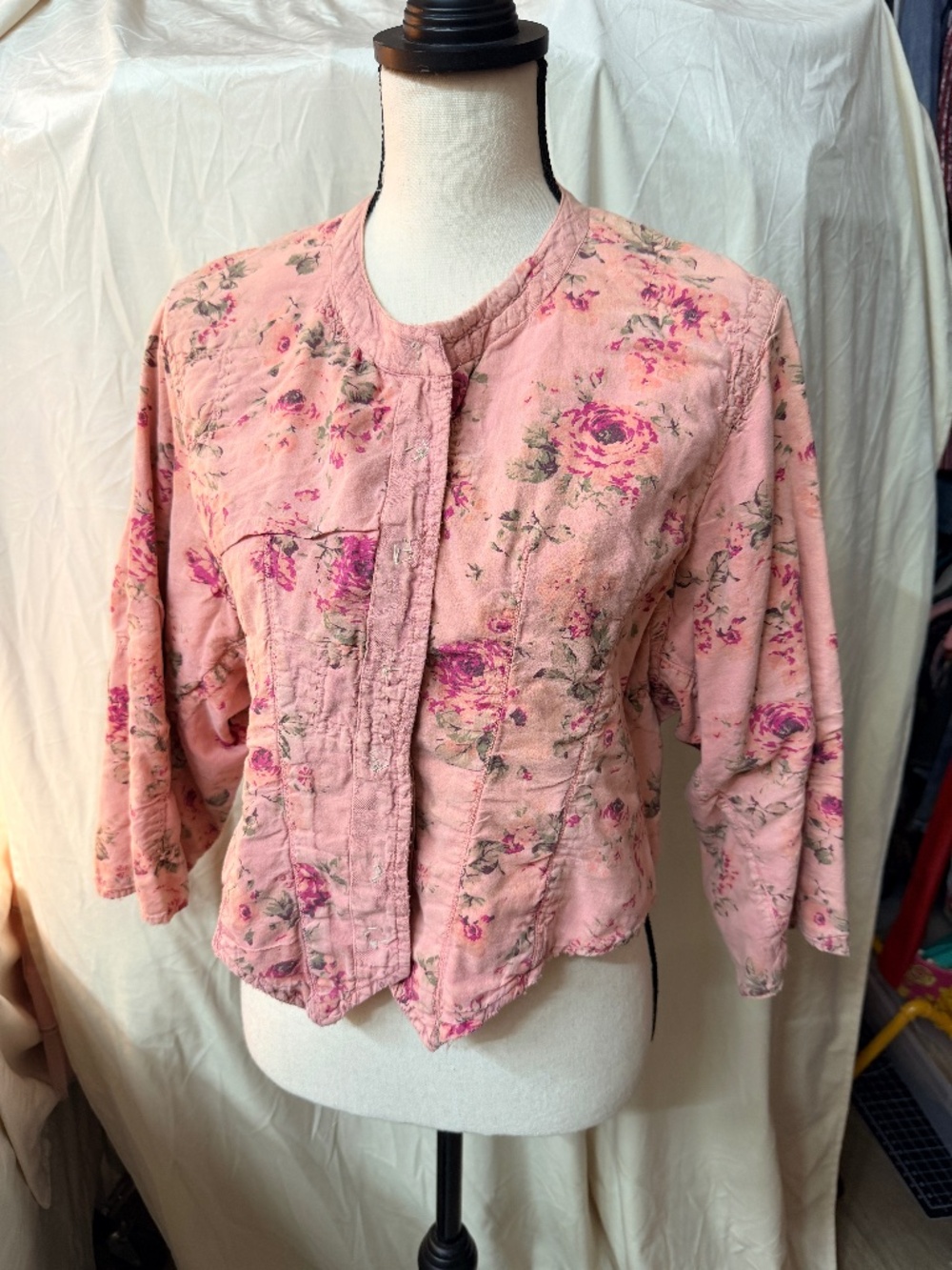 magnolia pearl odetta reversible cropped jacket